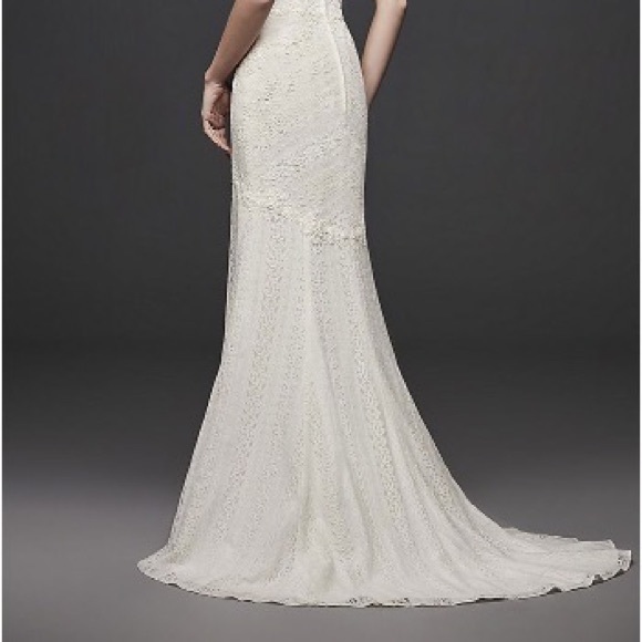 Allover Lace Tank Sheath Wedding Dress
GALINA WG3916 David’s bridal - Picture 5 of 14